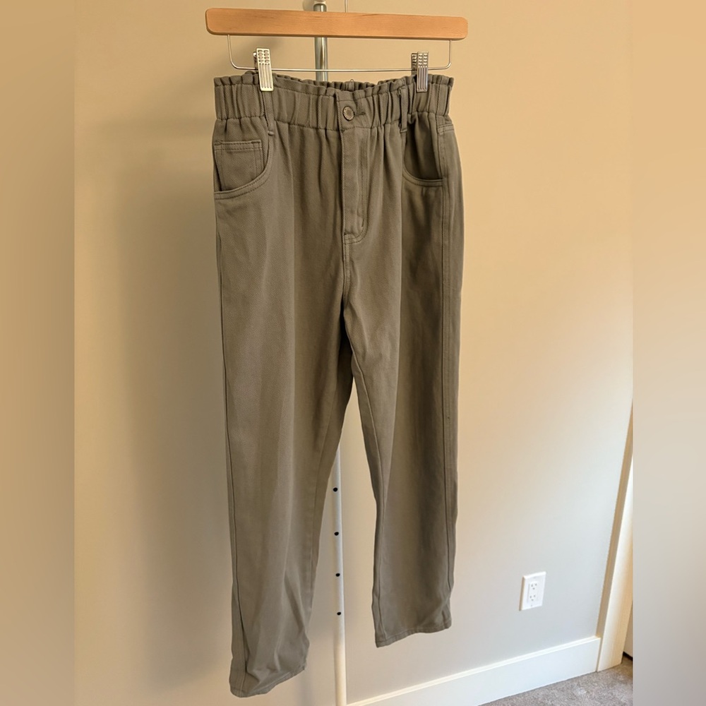 Brand New Cropped Twill Denim Pant - Medium